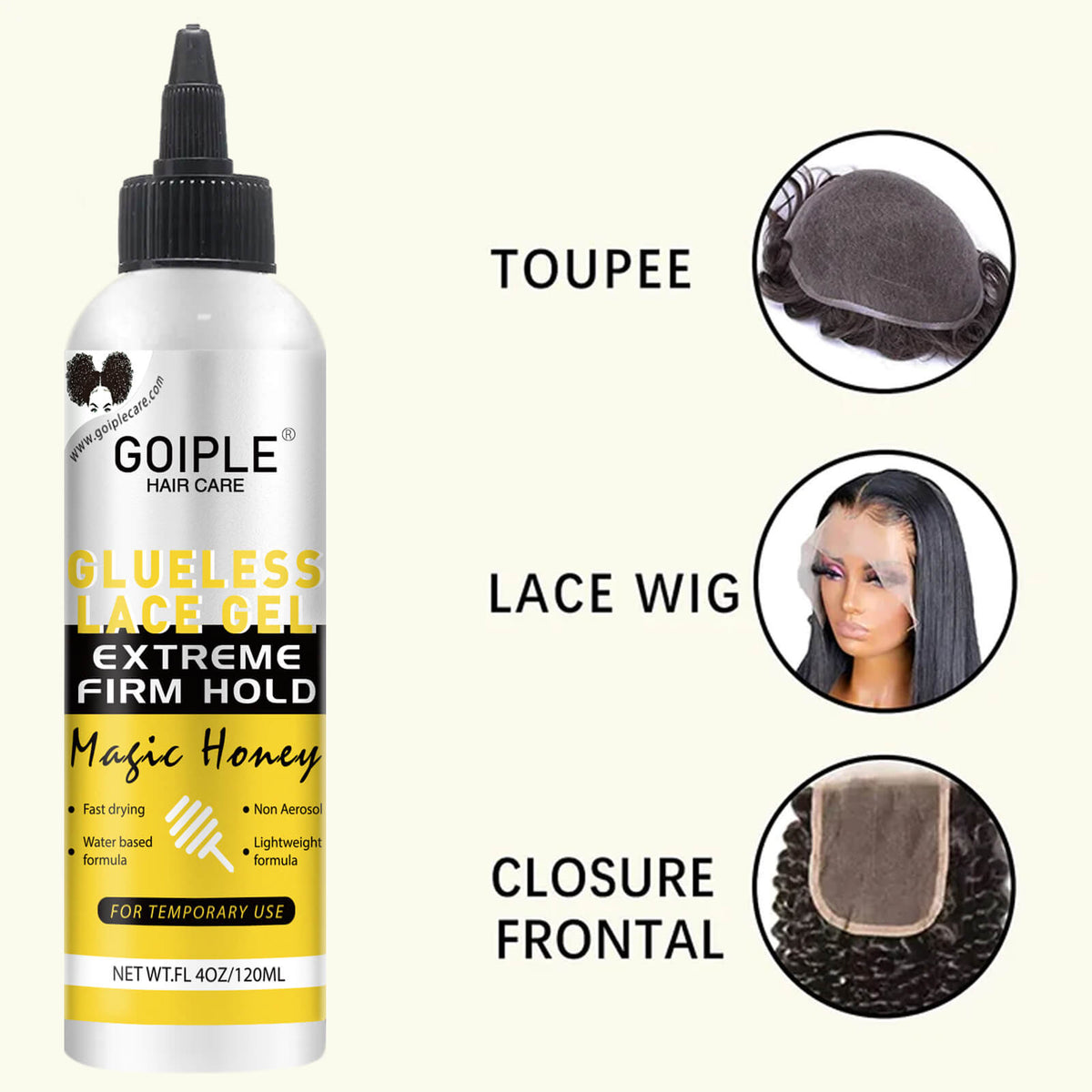 Liquid Gold Wig Glue Lace Glue goiple care