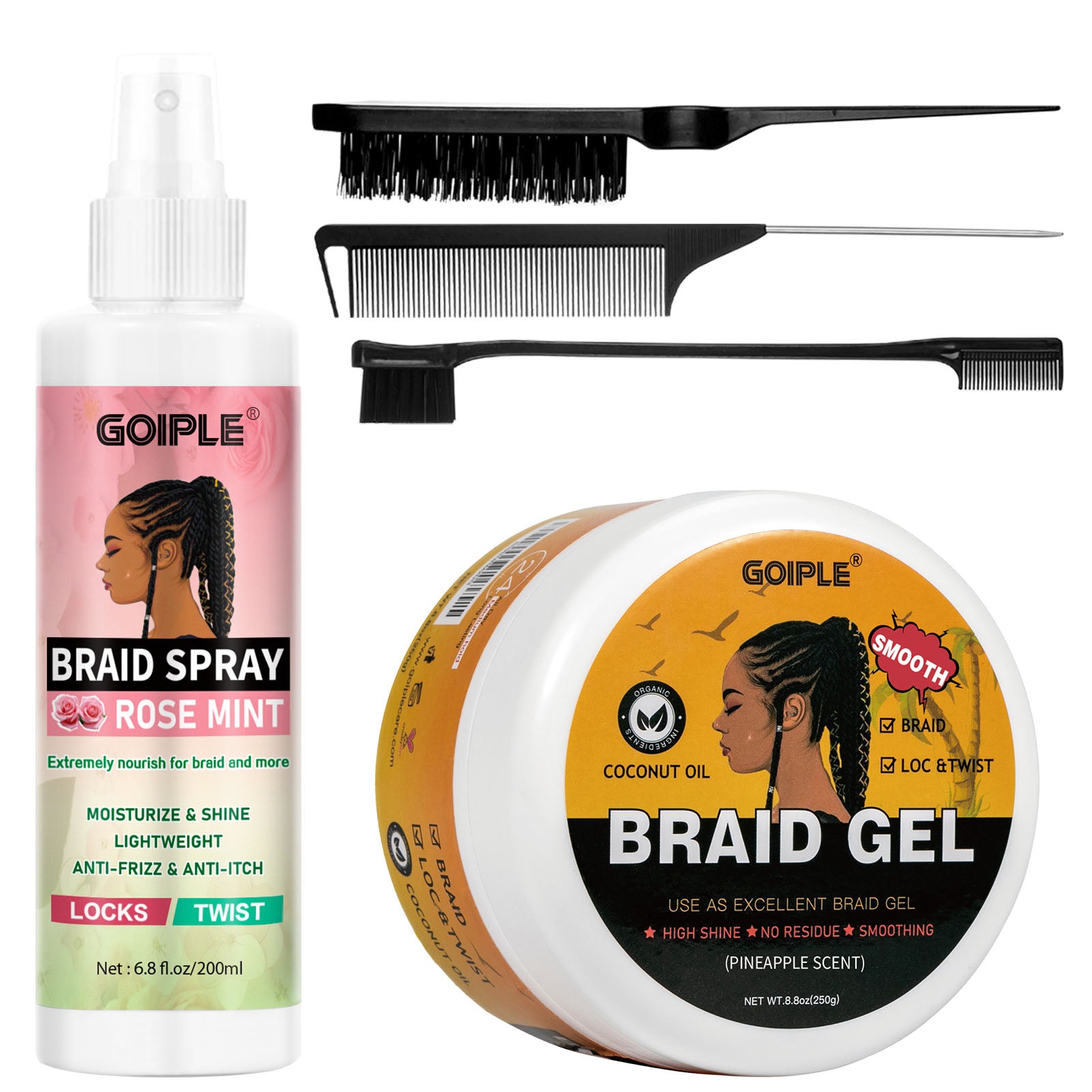 Strong Hold Braid Gel for Braid Loc Gel