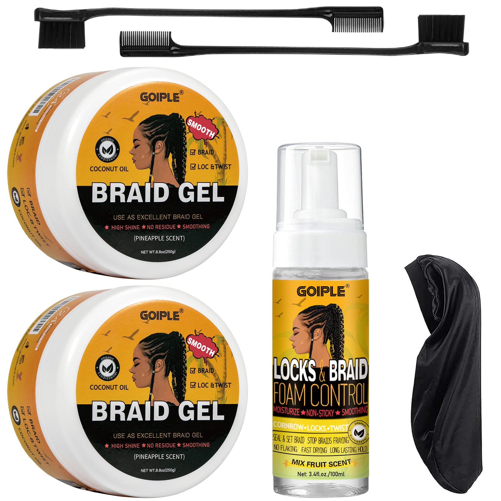 Strong Hold Braid Gel for Braid Loc Gel