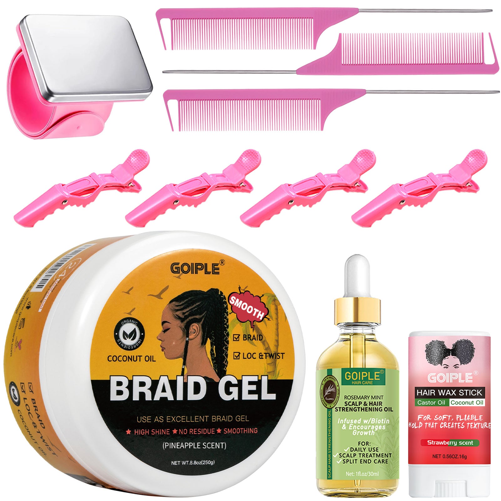 Strong Hold Braid Gel for Braid Loc Gel