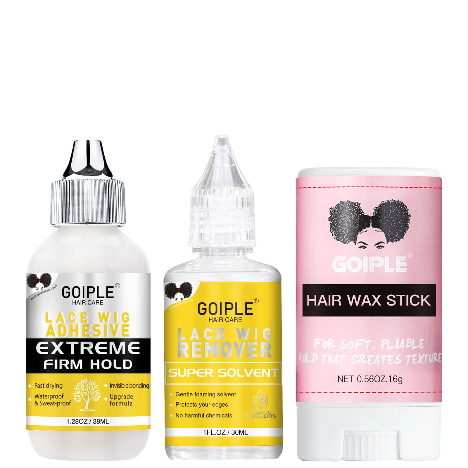 Waterproof Lace Front Wig Glue for Wigs with Tools