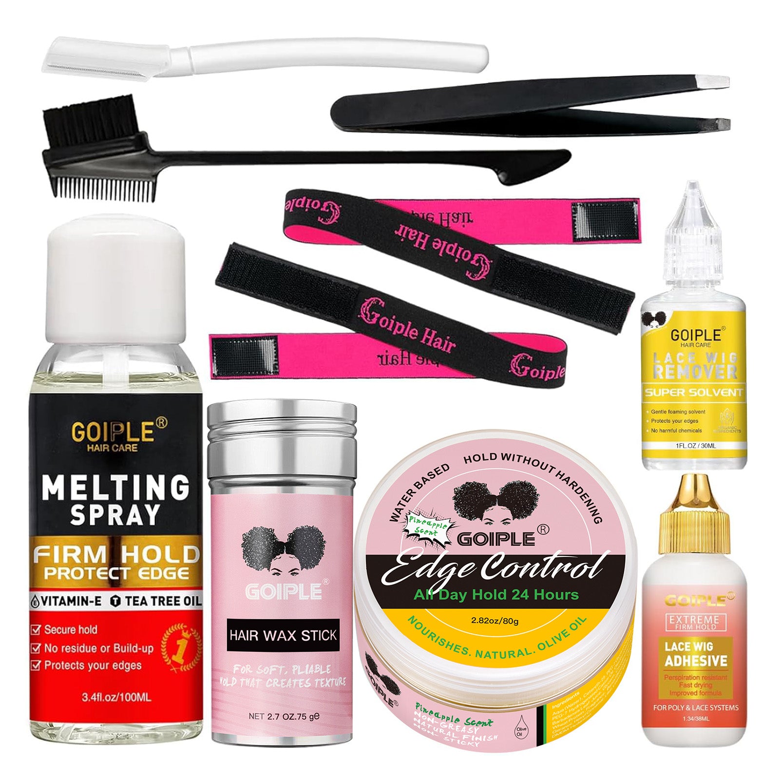 Lace Melting and Holding Spray Glue-Less