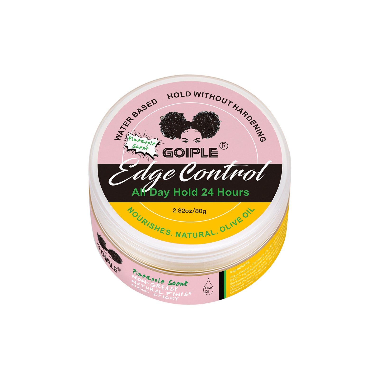80g Edge Control Wax Strong Hold Non-greasy