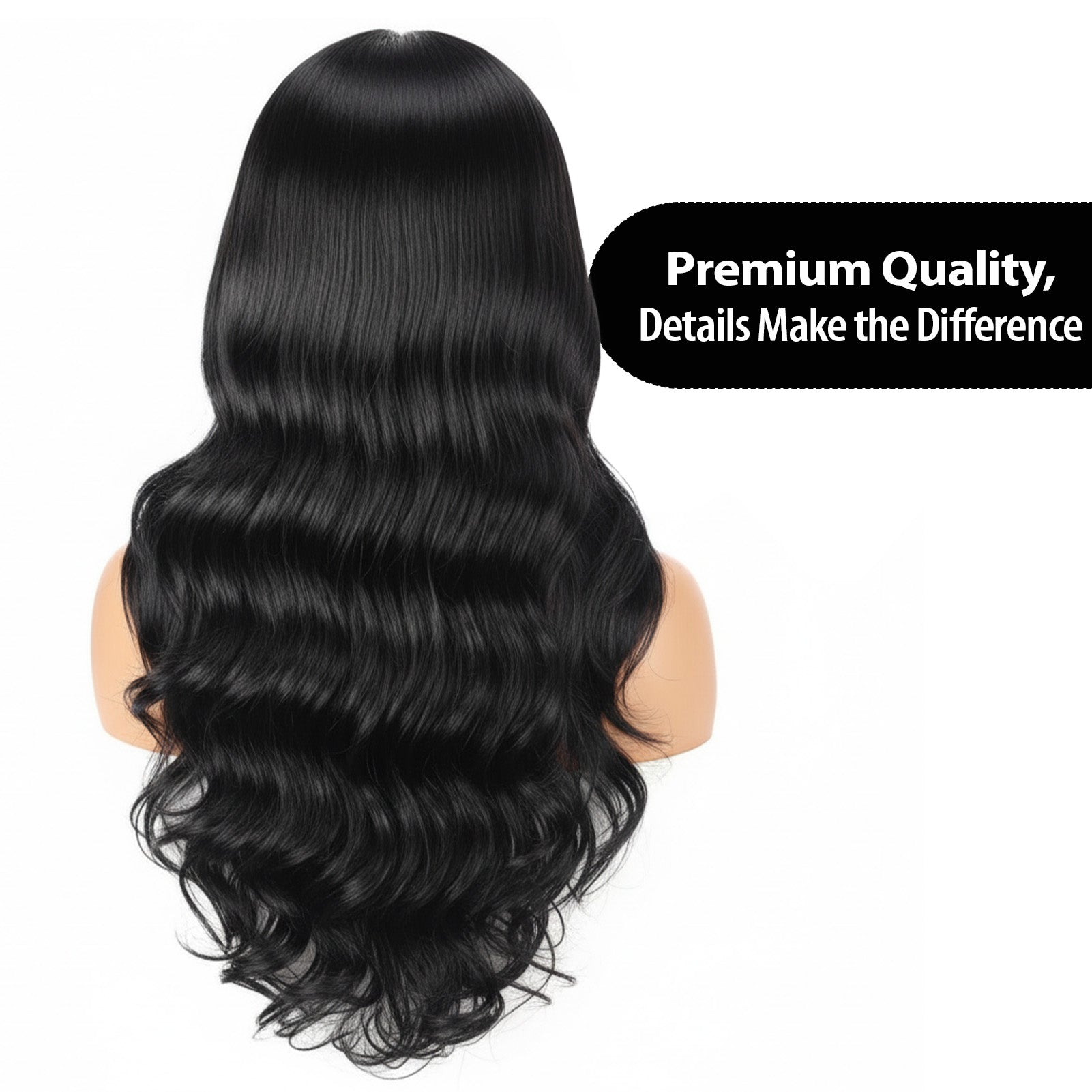 GOlPLE Black Lace 5*5 BODY Wig With 180%Density Personality Daily Life