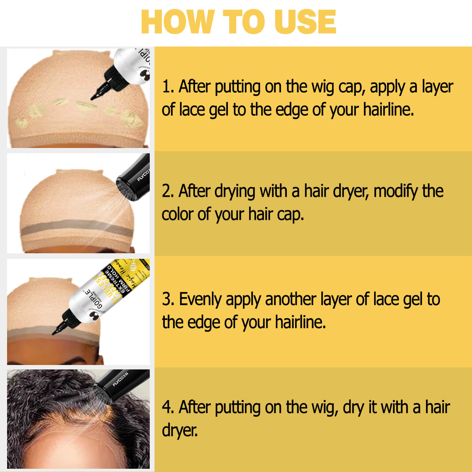Liquid Gold Wig Glue Lace Glue 