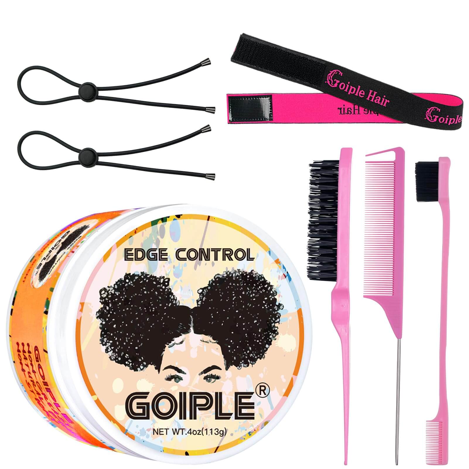 Edge Control Wax for Women Strong Hold Non-greasy (Citrus Scent)