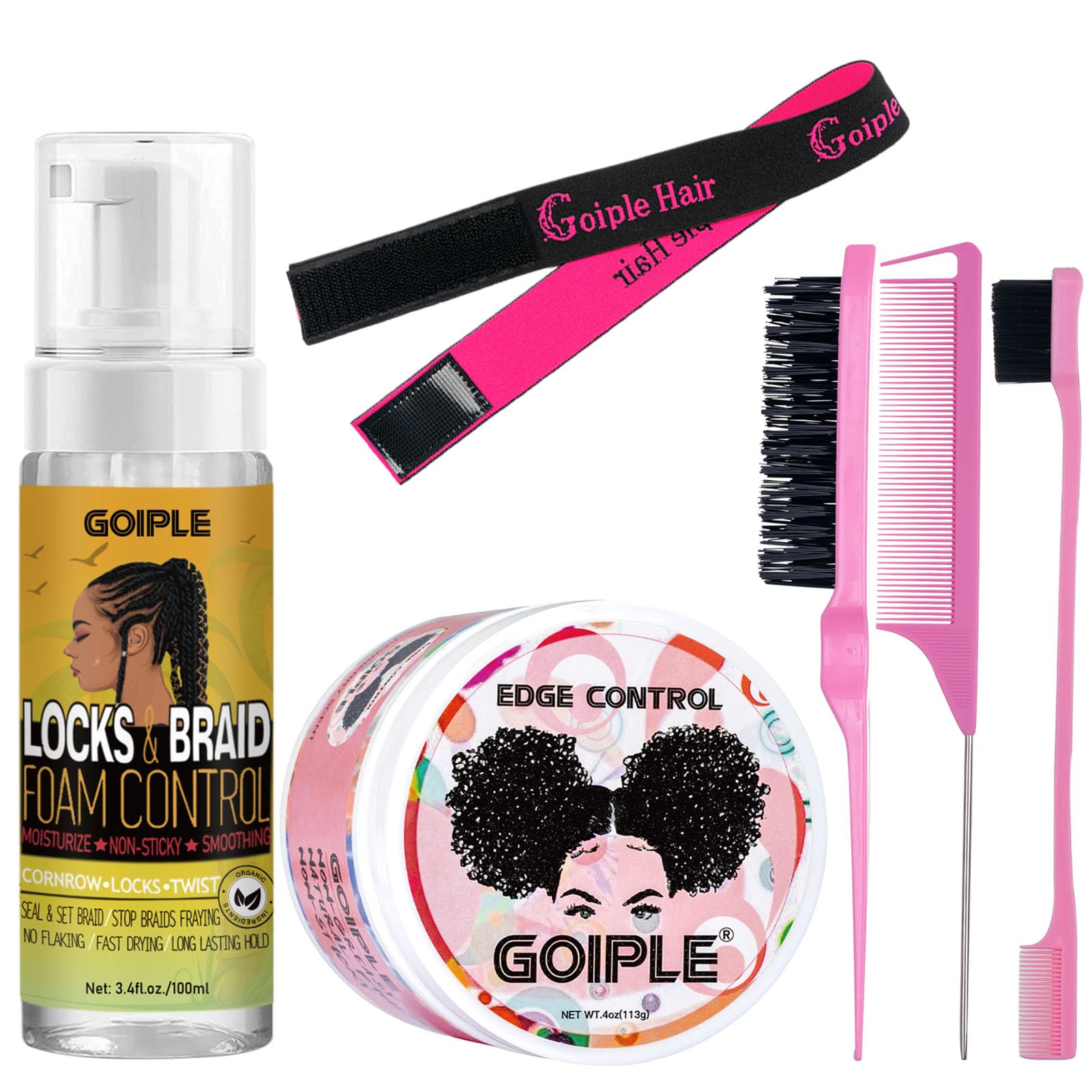 Edge Control Wax for Women Strong Hold Non-greasy Set