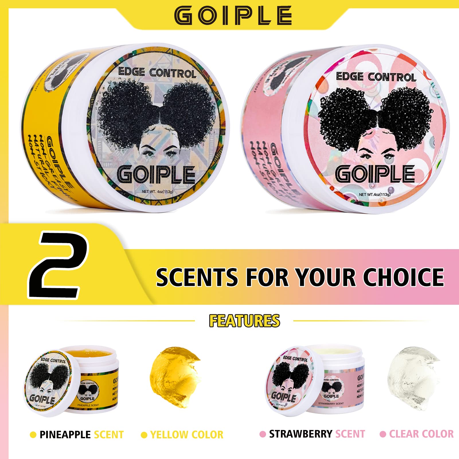 Goiple Edge Control Wax for Women Strong Hold