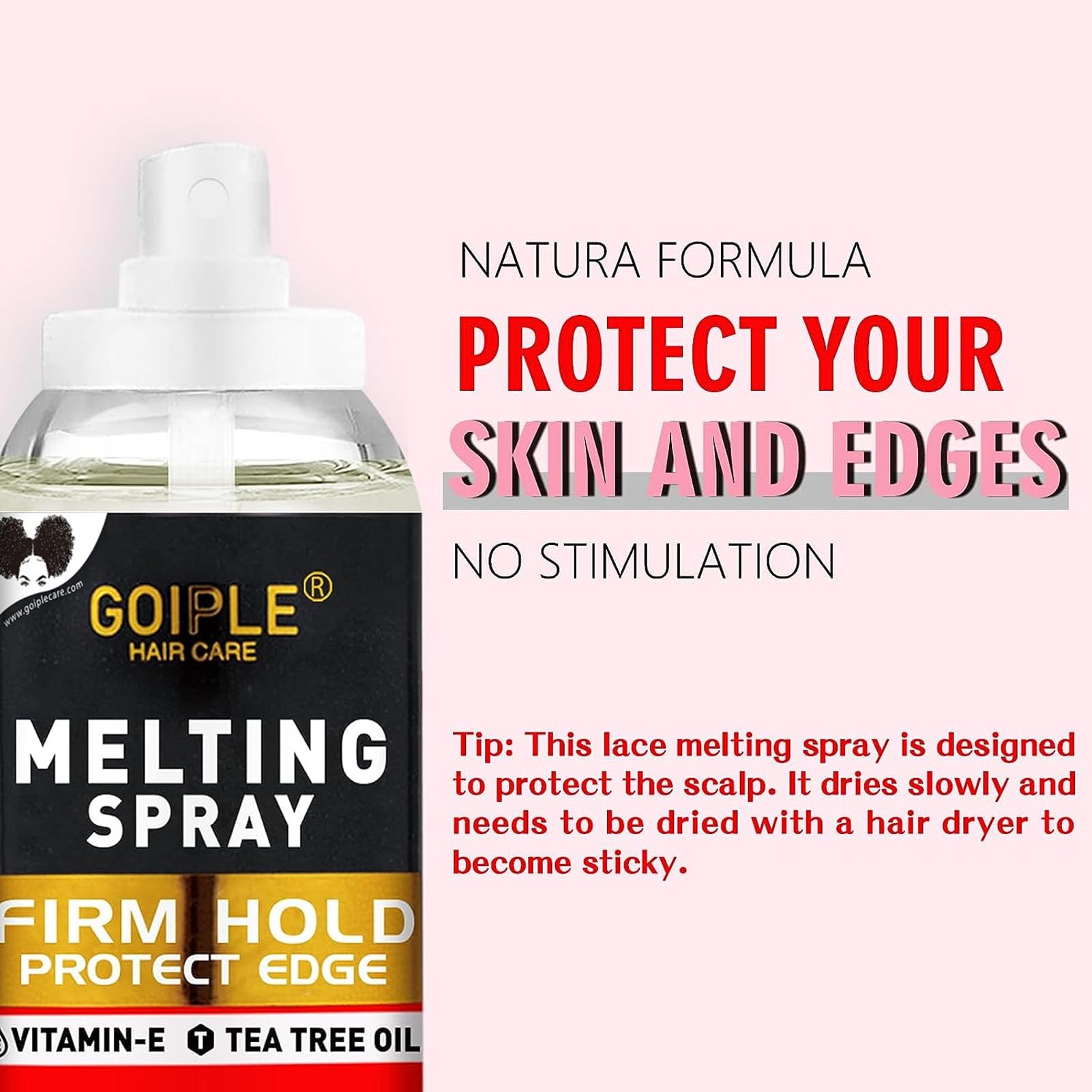 Lace Melting Spray Glue-Less Hair Adhesive for Wigs