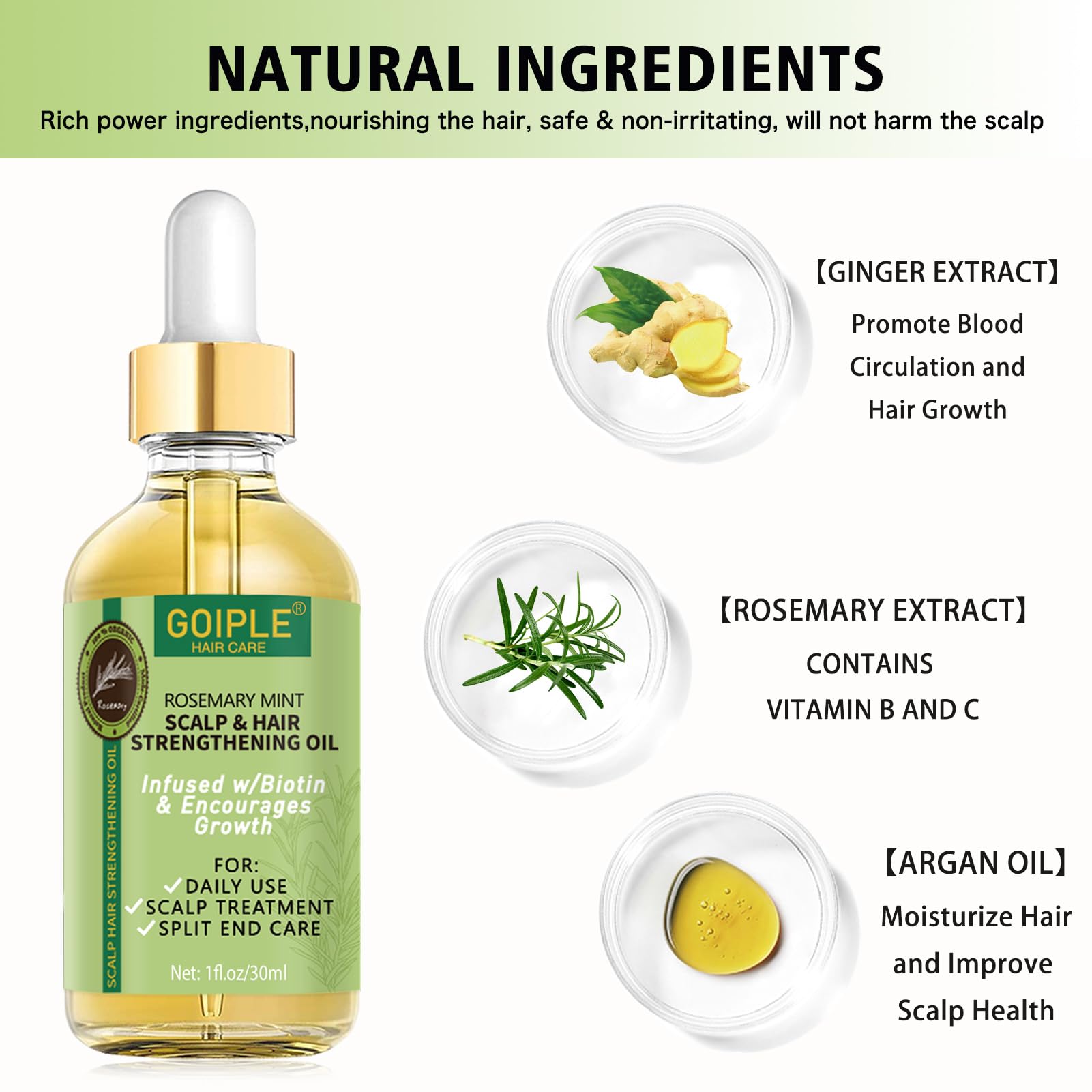 Organic Rosemary Oil For Hair Growth