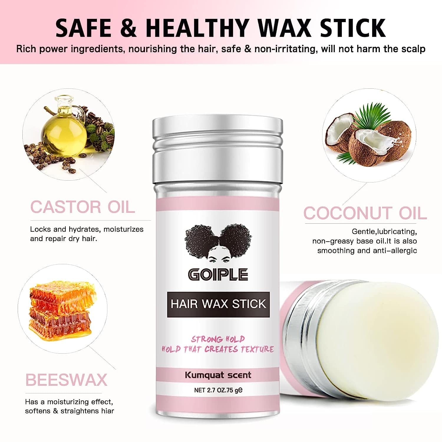 2pcs Hair Wax Stick for Hair - Styling Essentials Set – goiple care