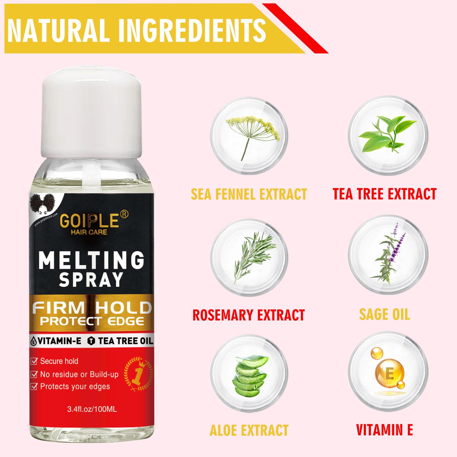 Lace Melting Spray Glue-Less Hair Adhesive for Wigs