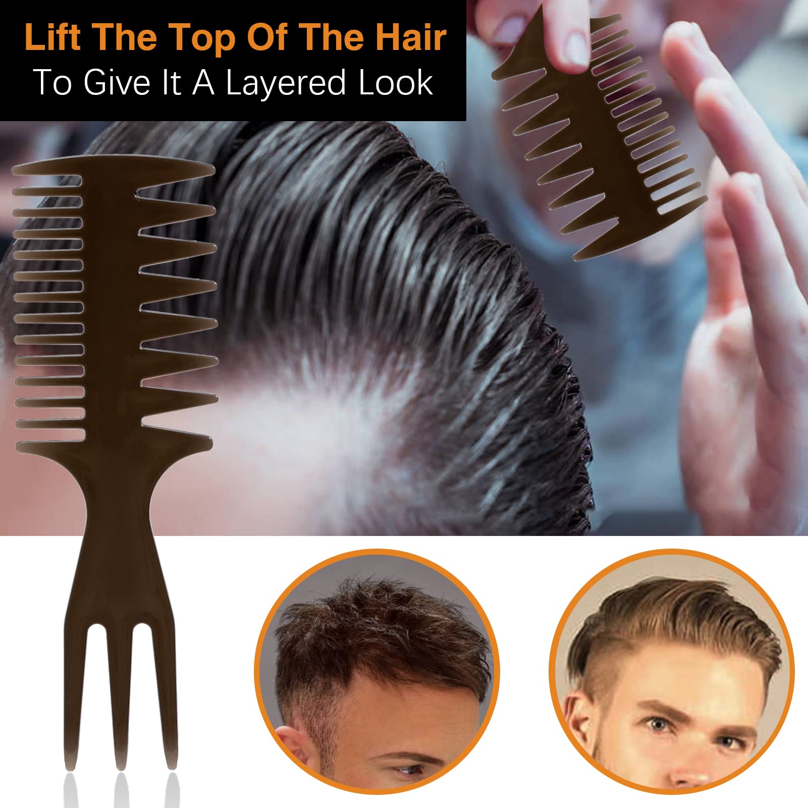 Hair Styling Comb and Brush Set Hair Comb for Men