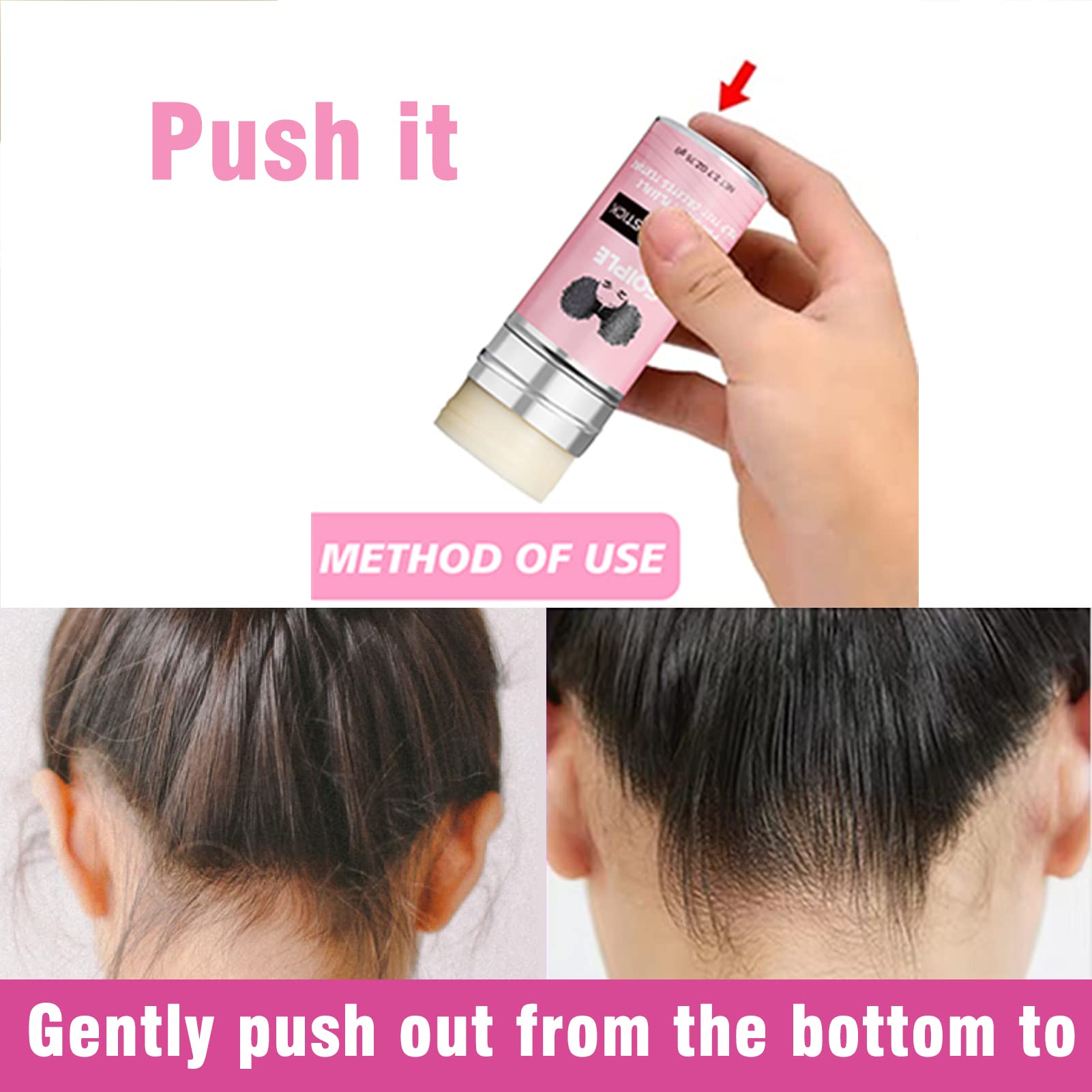 Hair Wax Stick for Hair Wig, Long-Lasting Styling Wax Stick Set