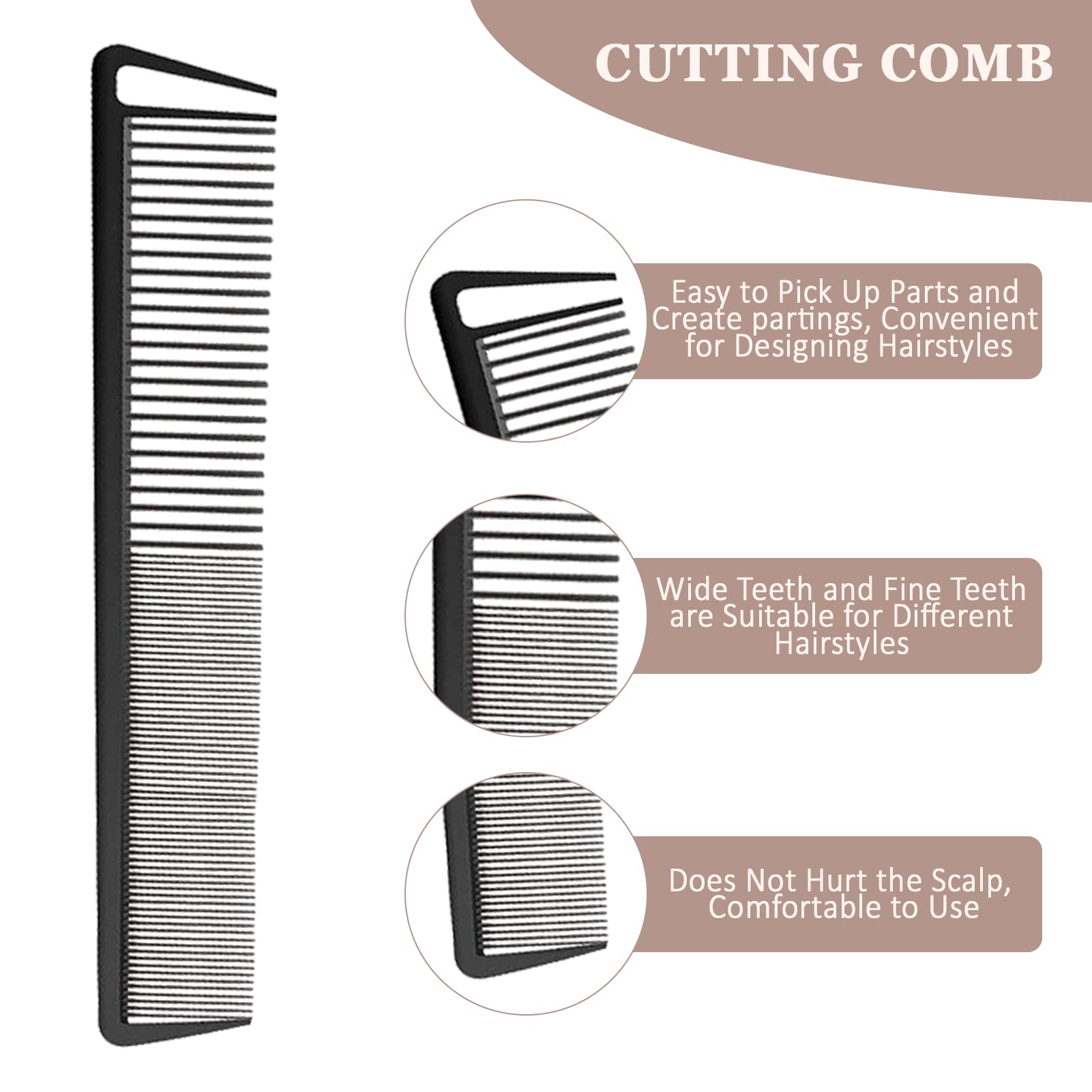Styling Hair Comb 11PCS Professional Styling Comb Set for Women Men