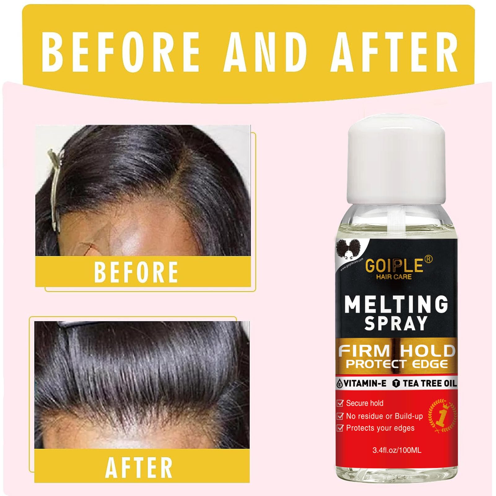 Lace Melting Spray Glue-Less Hair Adhesive for Wigs