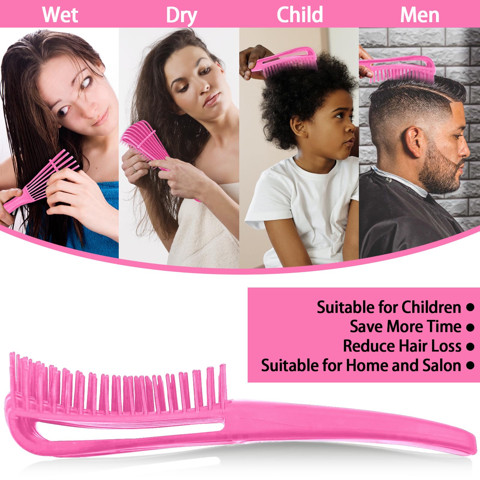 Detangling Brush Curly Hair Brush for Women/Men/Kids