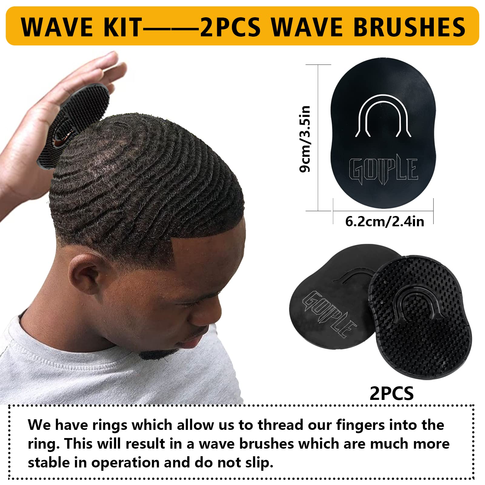Wave Pomade for Men Strong Hold Easy Wash 360 Wave