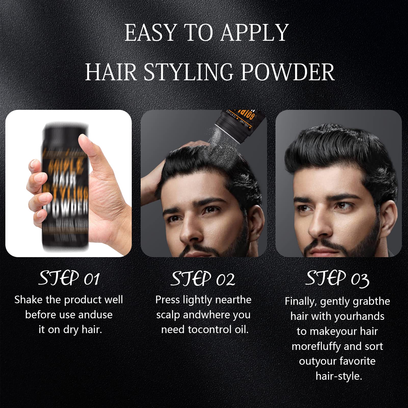 Hairstyle Powder Hair Styling Powder: Effortless Volume and Texture for Stylish Hair ...