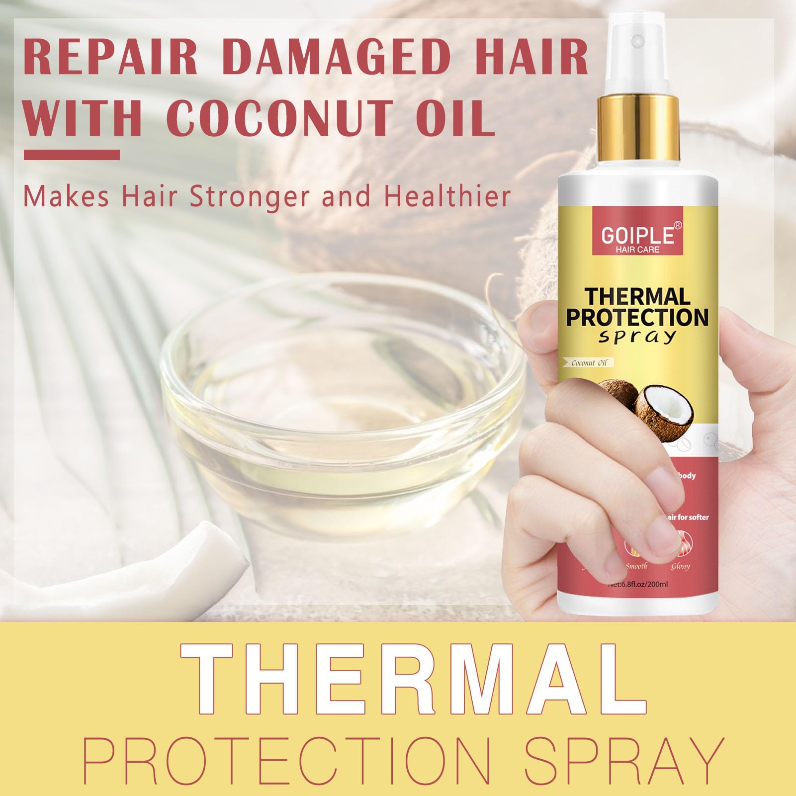 Heat Protectant Spray for Hair Heat Protectant Product