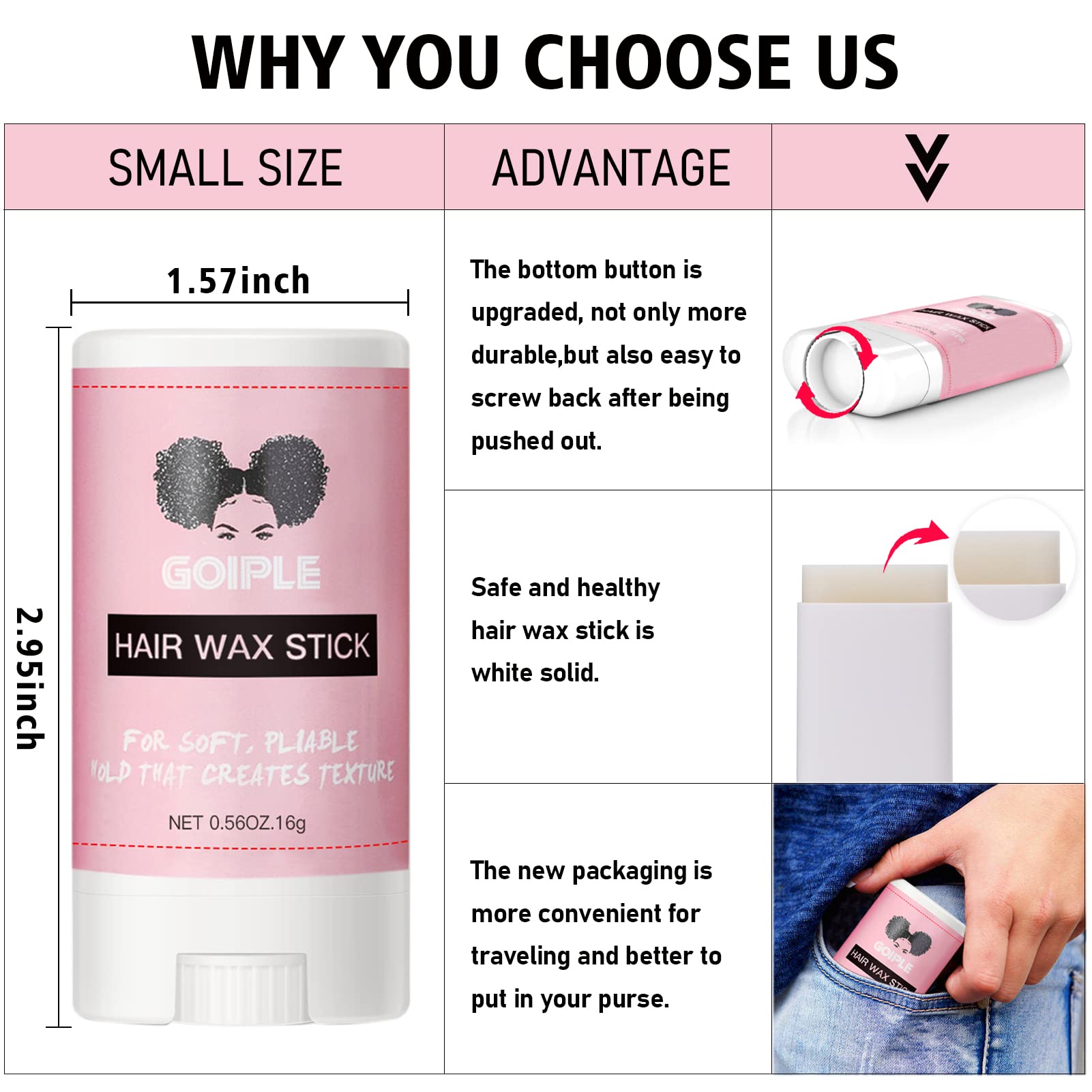 3PCS Elastic Bands for Wig Edges - Elastic Band for Lace Frontal