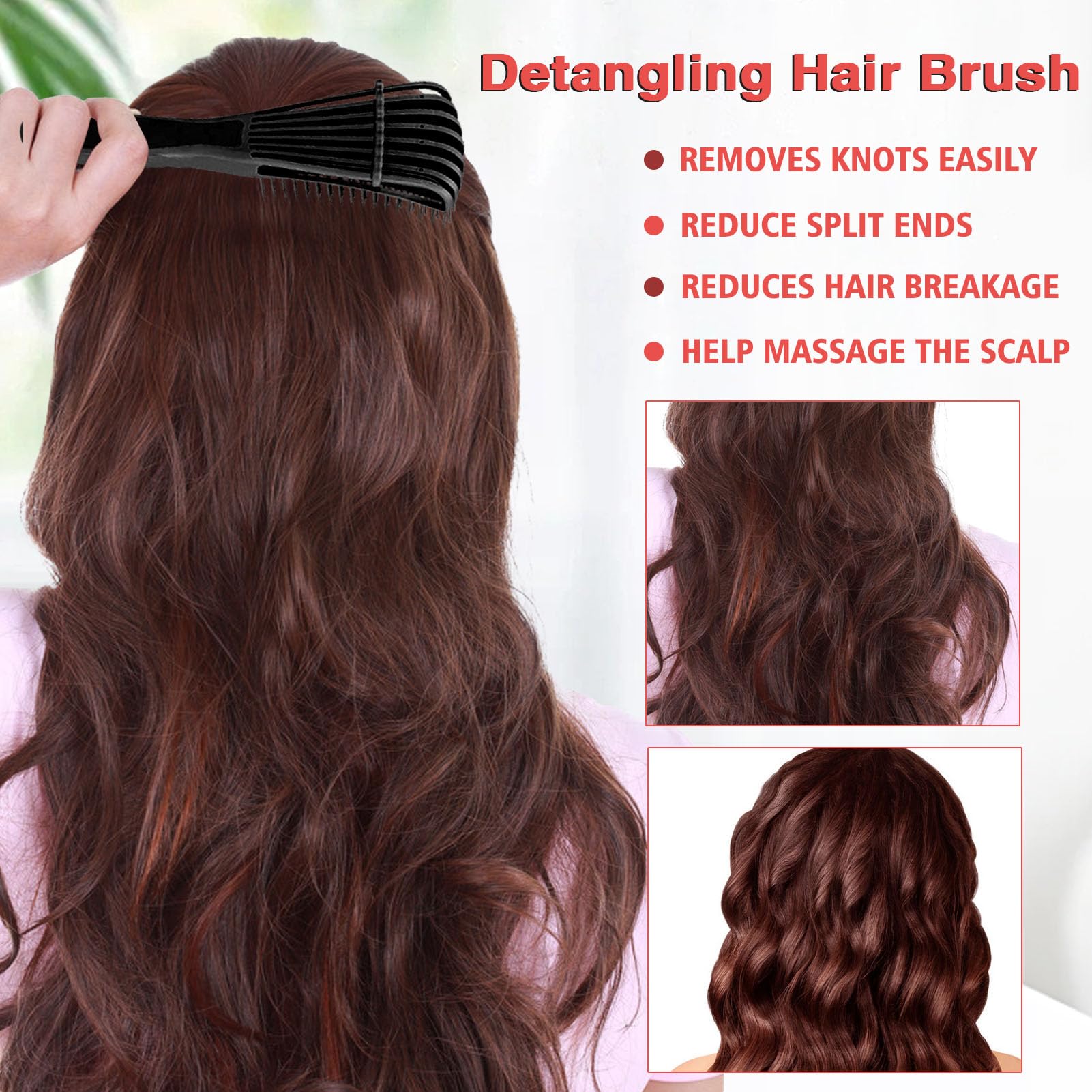Detangling Brush for Curly Hair Curly Hair Brush for Women/Men/Kids