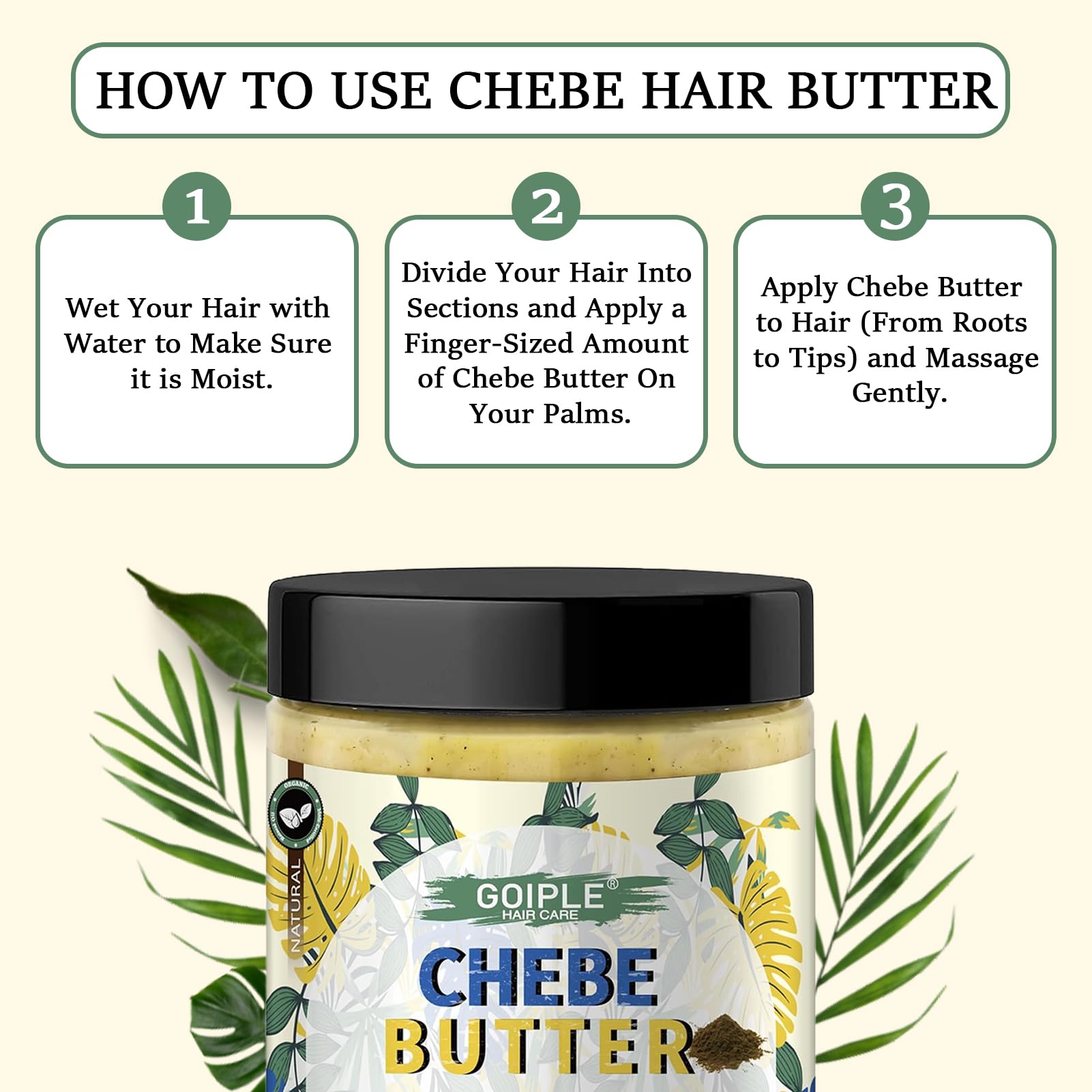 8.8 oz Chebe Butter For Hair Growth Chebe Hair Butter