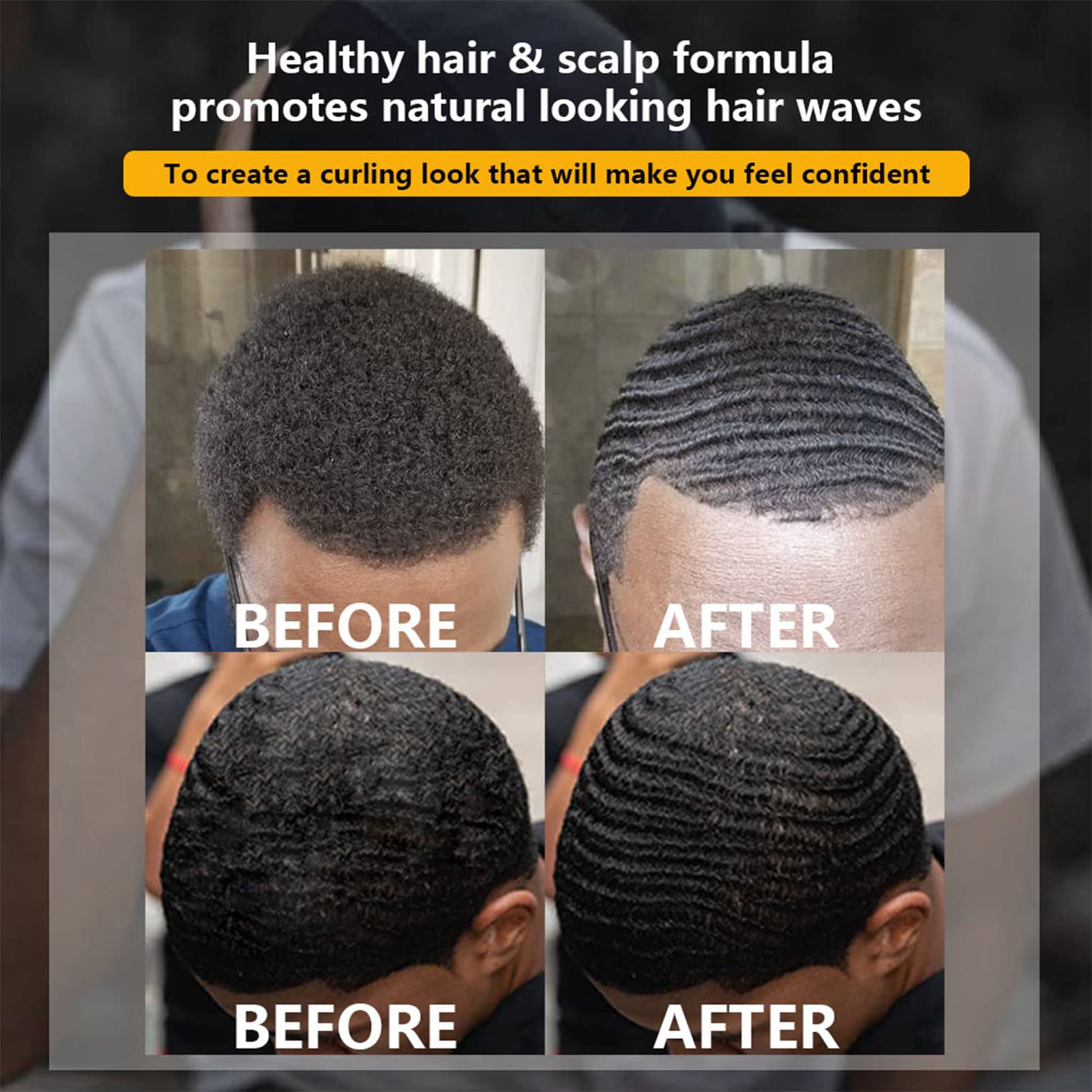 Wave Pomade for Men Strong Hold Easy Wash 360 Wave