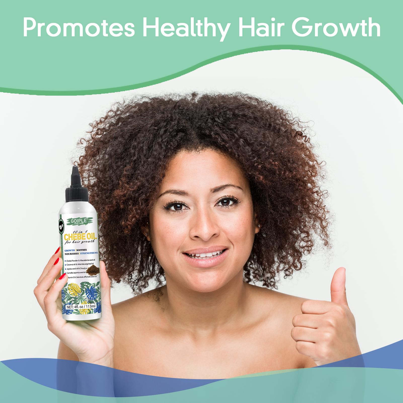 Natural Chebe Hair Oil for Hair Growth