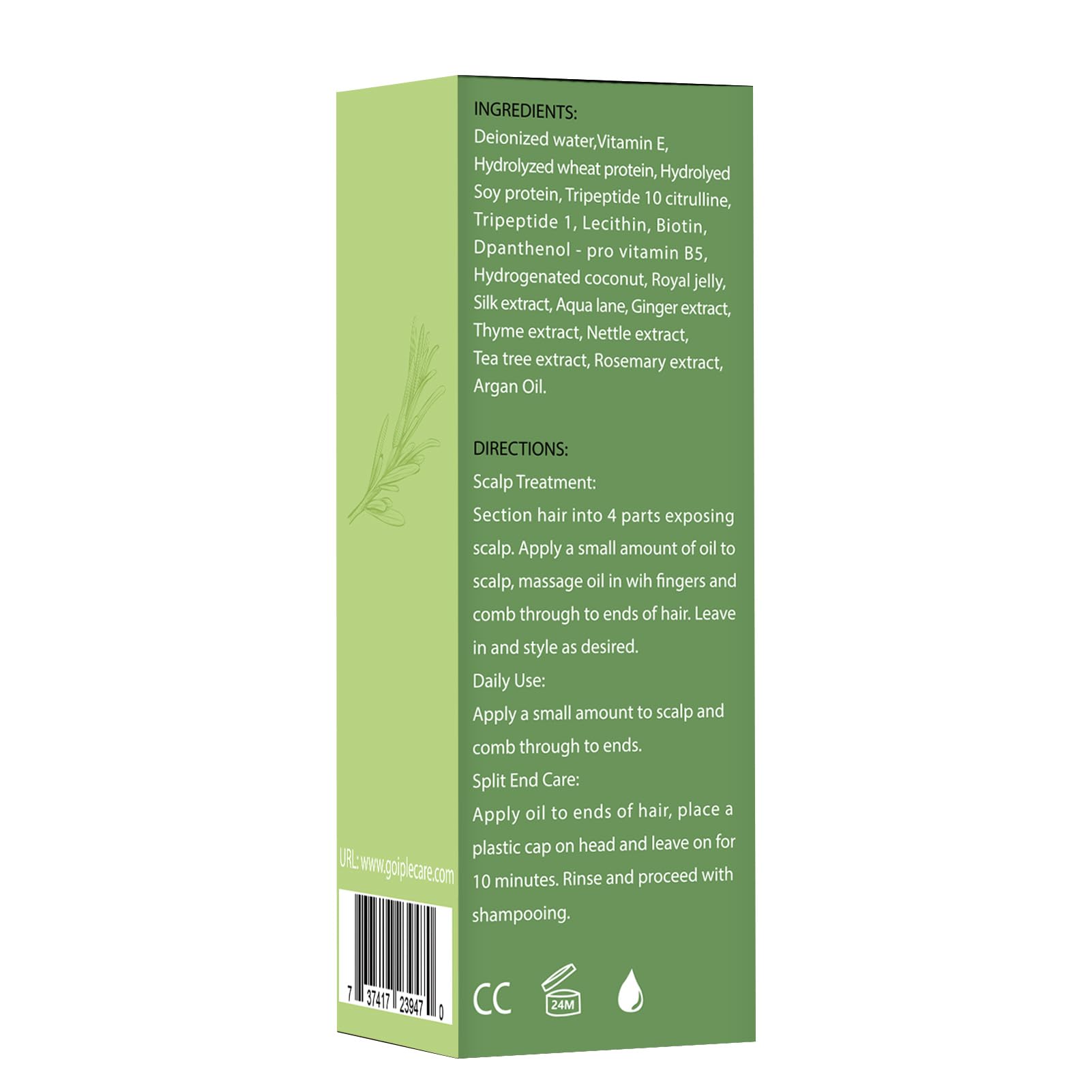 Organic Rosemary Oil For Hair Growth