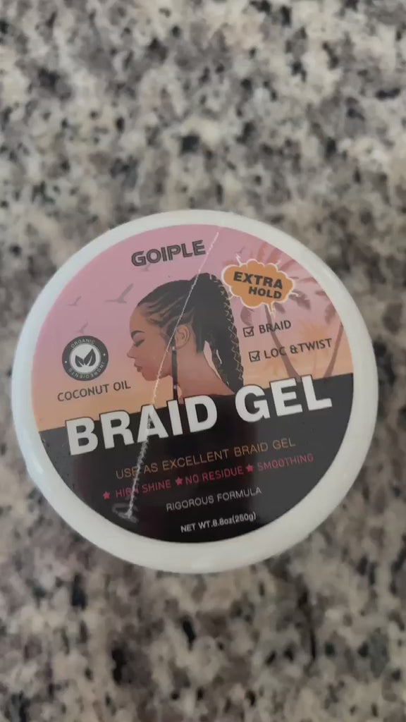 Strong Hold Braid Gel for Braid Loc Gel