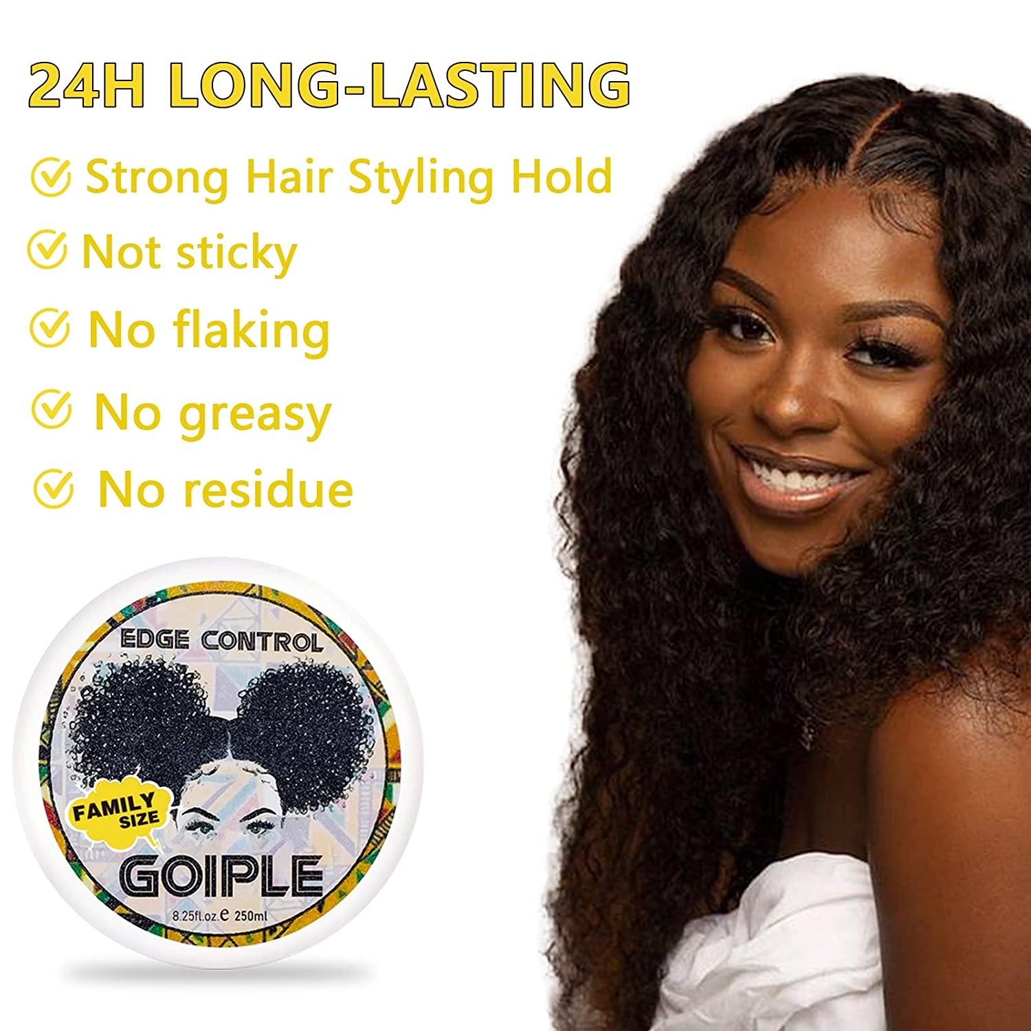Extreme Hold Edge Control For Edge Smoother 8.25 Oz(Pineapple)