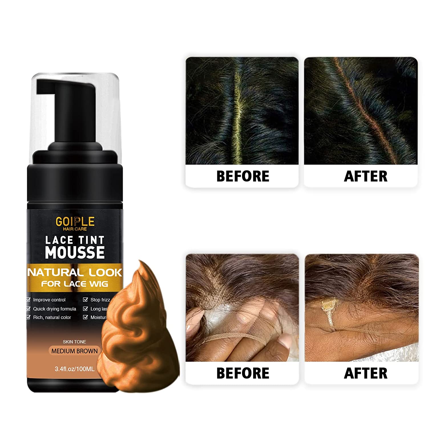 Lace Tint Melting Hair Mousse Set 3.4 fl.oz