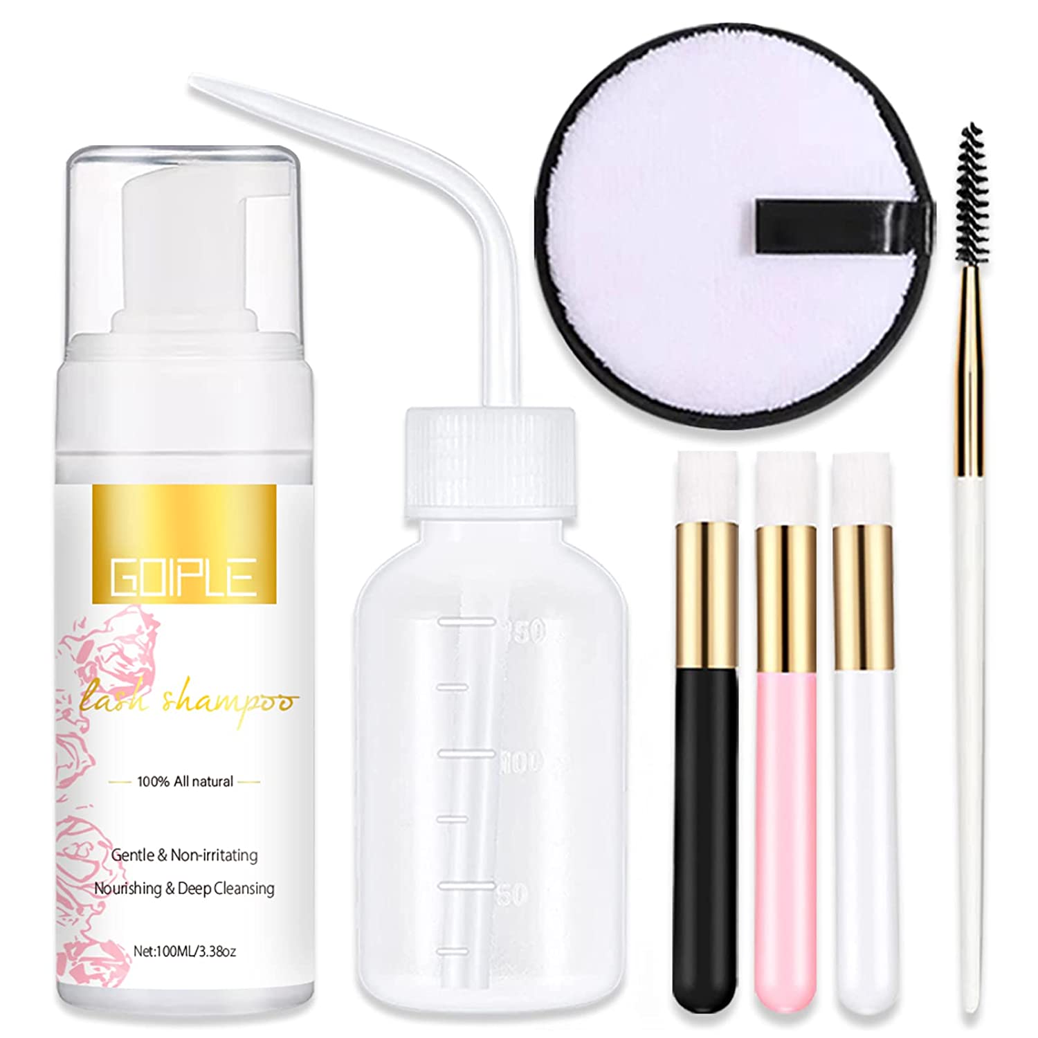 Rose Lash Shampoo for Extensions Kit