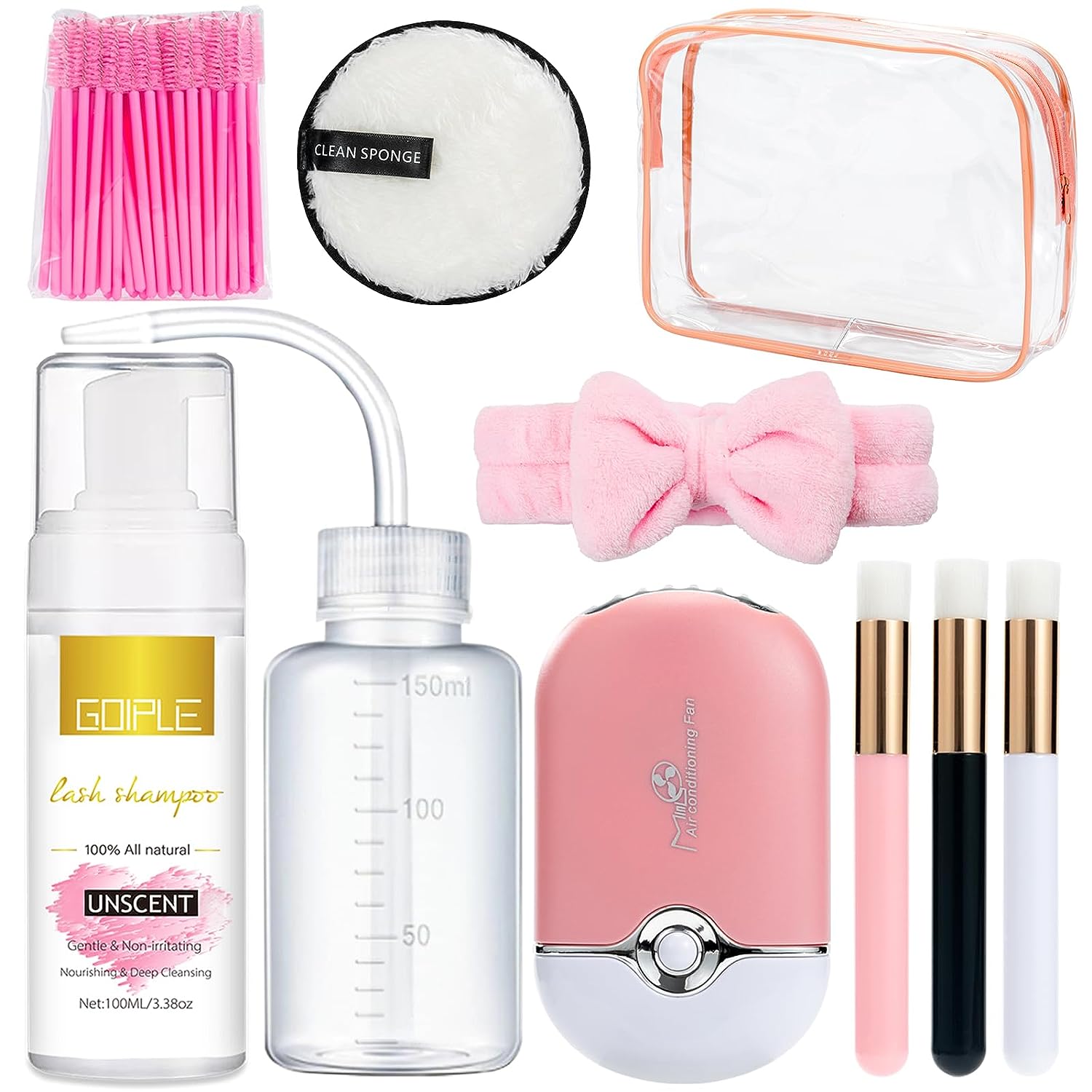 Unscent Lash Shampoo for Extensions Set