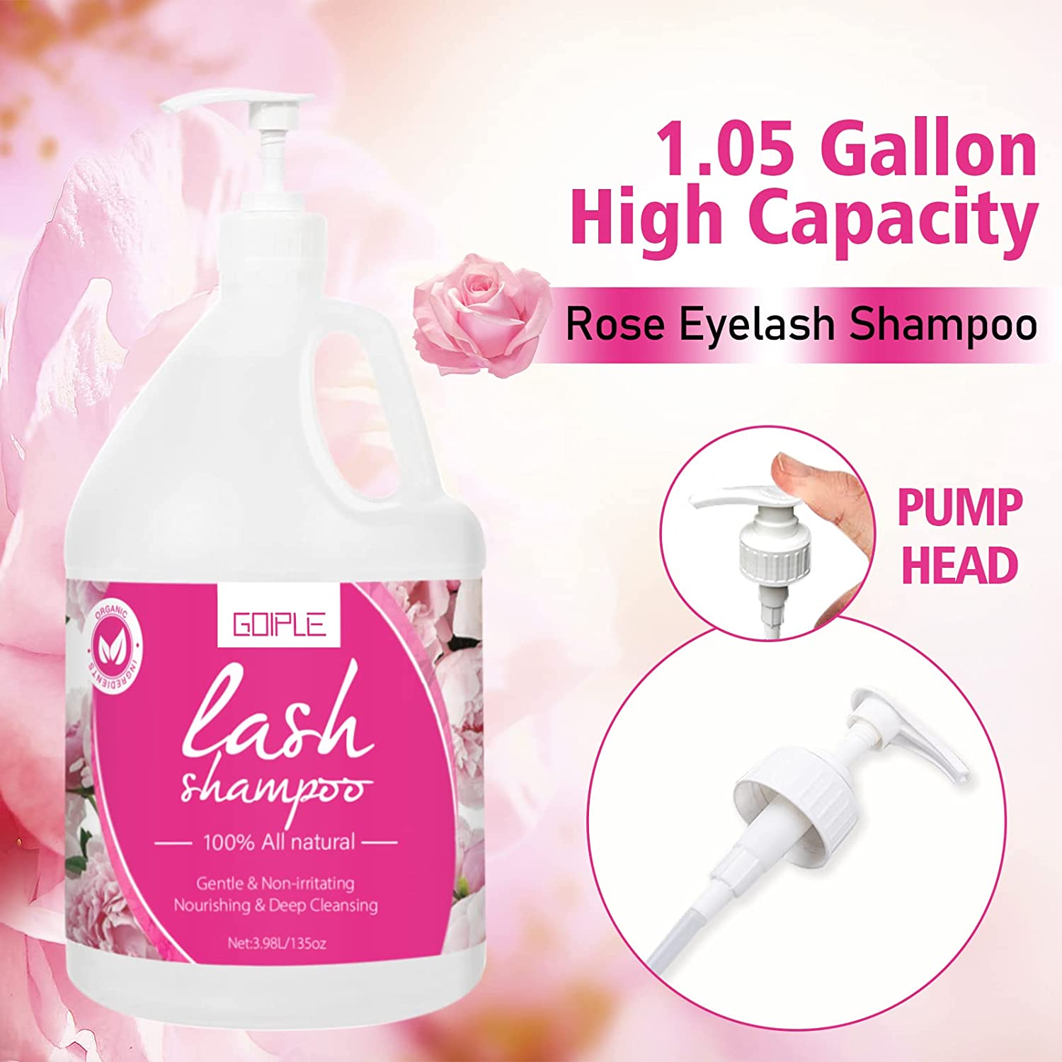 3.98L Lash Shampoo for Lash Extensions