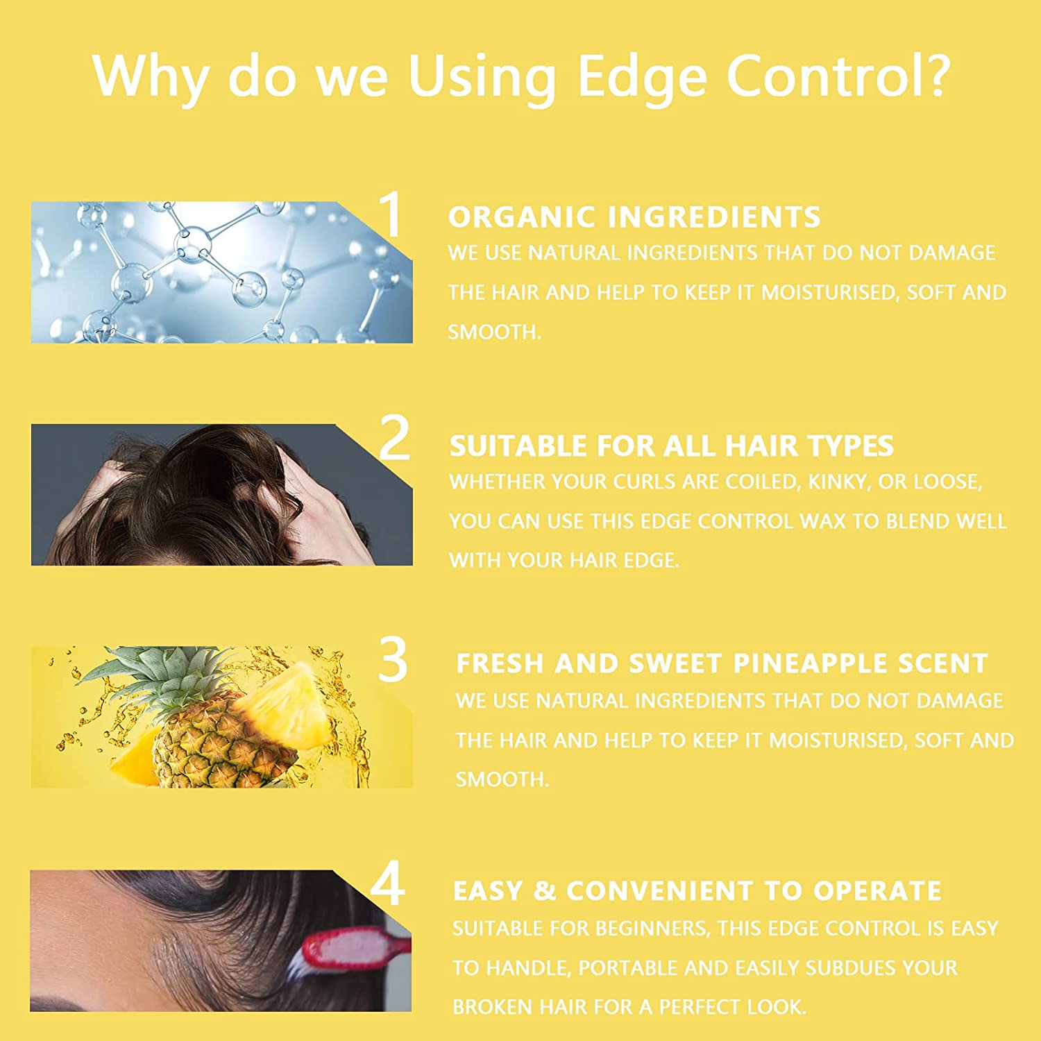 Pineapple Edge Control: Define Your Style with Smooth, Sleek Edges ...
