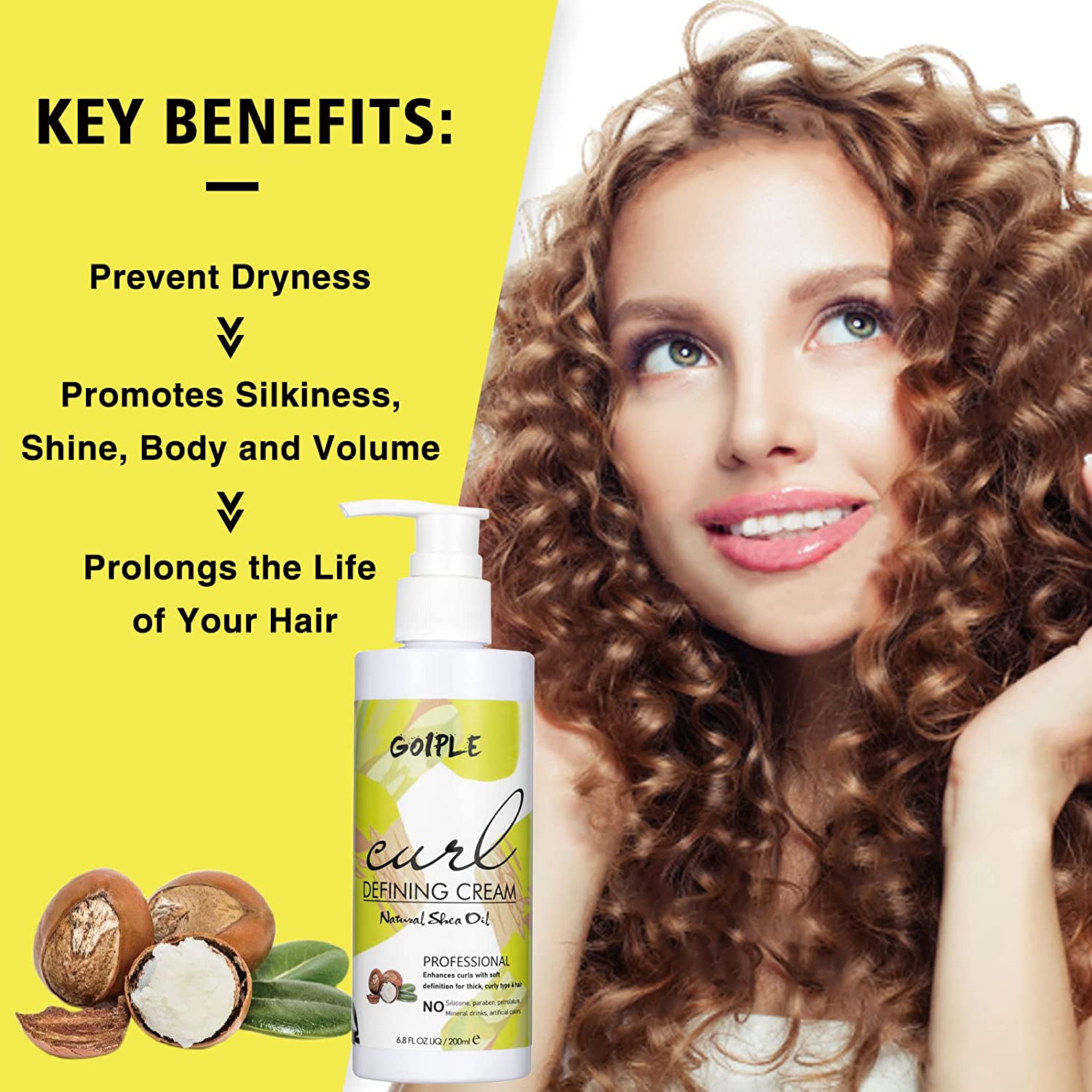 Curl Defining Cream for Curly Hair